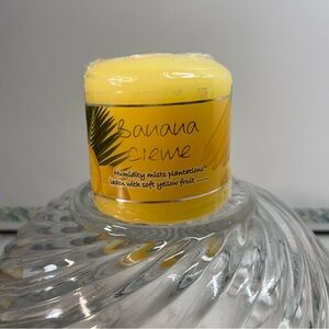 Candle, Banana Creme, 1 wick, 2.5". Old Williamsburgh Candle Corp